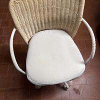 Sedia bianca modello IKEA