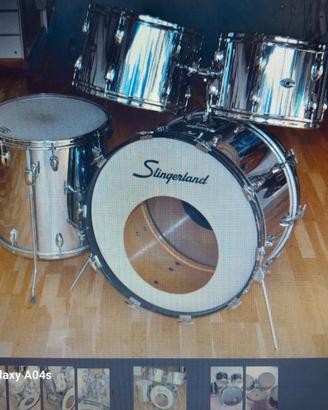 Batteria Slingerland cromata vintage