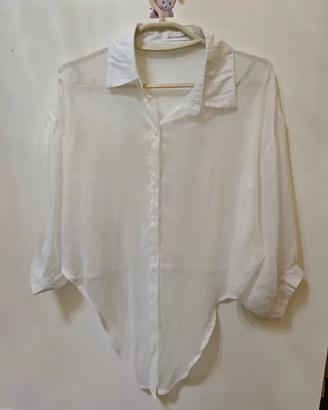 Top bianco da donna