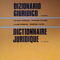 Dictionnaire juridique: italien-français Giuffrè