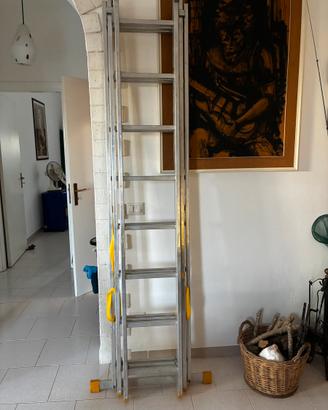 Scala tripla alluminio MAURER 3x8