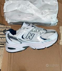 New Balance 530 Bianche Blu 37.5 Nuove Originali