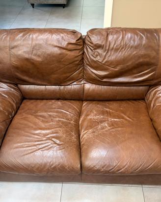 Divani in VERA pelle Natuzzi da restaurare