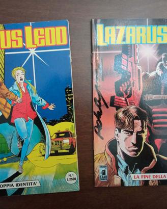FUMETTI LAZARUS LEDD NR 0 E NR 1 CON FIRMA AUTOGRA