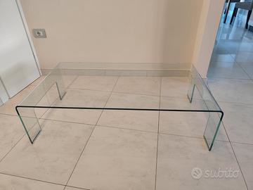 Tavolino in vetro temperato da salotto / soggiorno