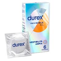 Durex XL Invisible 6 Preservativi Super Sottili