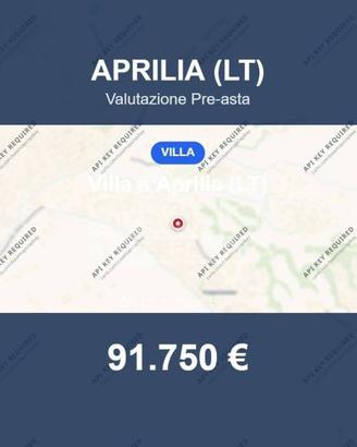 Immobile in asta di 292 m² con box auto a Aprilia