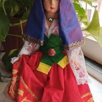 Bambola vintage Magis abbigliata regione Sicilia 