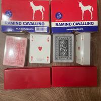 Carte da ramino in triplex vecchia produzione