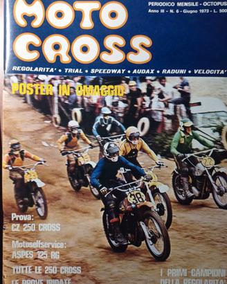 rivista MOTOCROSS numero 6 del 1973