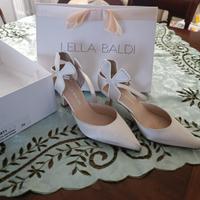 Scarpe da sposa Lella Baldi in raso