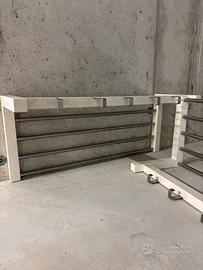 Attaccapanni IKEA in legno e acciaio set 2 pezzi