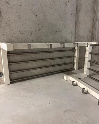 Attaccapanni IKEA in legno e acciaio set 2 pezzi