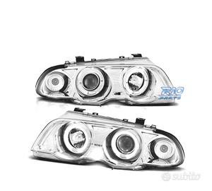 FARI BMW E46 98-01 ANGEL EYES FONDO CROMATO