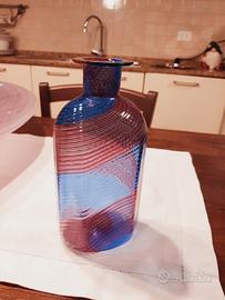 bottiglia vetro murano 