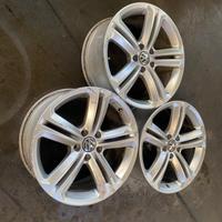 3 cerchi in lega VW Scirocco 18 pollici R Line