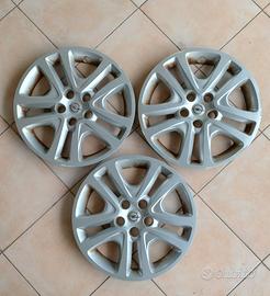 3 Copricerchi Opel Astra 16 pollici usati