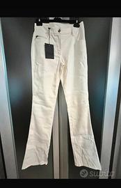 Pantaloni Prada bianchi nuovi con cartellino