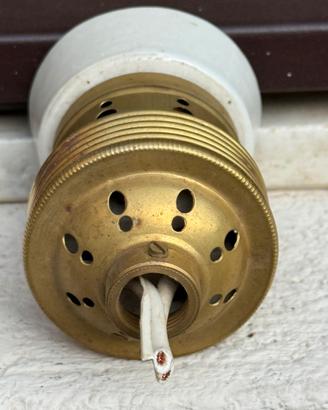 Vintage vecchio portalampade