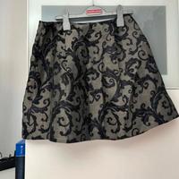 Jupe Courte Tara Jarmon - Jacquard Gris & Noir