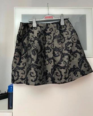 Jupe Courte Tara Jarmon - Jacquard Gris & Noir