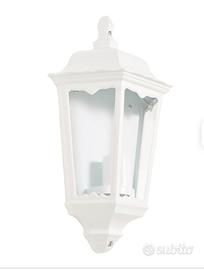 Applique classico da esterno Monza bianco 