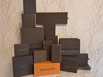 scatole vuitton gucci hermes 