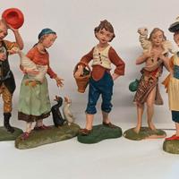 Set presepe Deposé vintage di 31 figurine