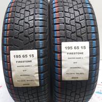 2 GOMME 195 65 15 FIRESTONE BR958