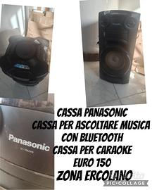 cassa con bloutout e caraoke