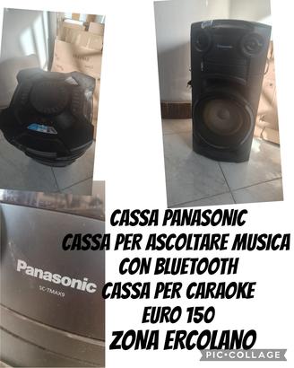 cassa con bloutout e caraoke