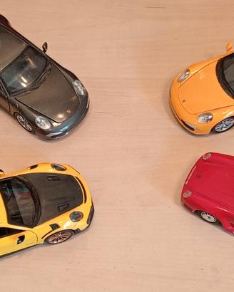 modellini 1/24 auto sportive BMW Chevrolet PORSCHE