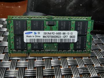 1 Memoria RAM Samsung 2GB