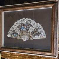 Quadro Ventaglio Dipinto XIX/XX Secolo