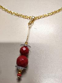 COLLANA ''8 MARZO'' con orecchini abbinati