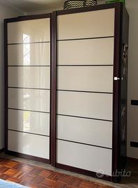 Coppia cassettiere e armadio