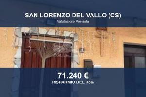 Immobile in asta di 267 m² a San Lorenzo del Vallo
