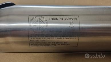 SCARICO TRIUMPH SINISTRO T2202293