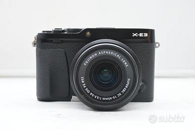 Fujifilm X-E3 con 15/45 mm f 3.5-5.6