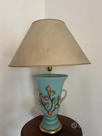 Lampada in vetro decorato