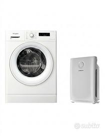 lavatrice Whirlpool + purificatore d'aria
