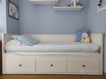 Letto IKEA HEMNES bianco,