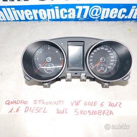 5K0920872A QUADRO STRUMENTI VW GOLF 6 2011