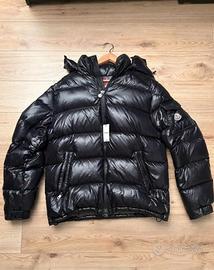 Moncler Maya Tg 2 Nero Lucido Nuovo Impeccabile