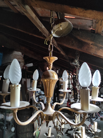 Lampadario ottone