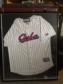 Maglia baseball Cuba in cornice