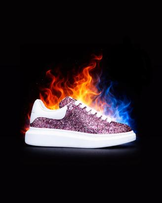 Alexander Mcqueen Rosa brillante 