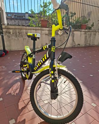 bicicletta Montano ruota  16 con rotelle 