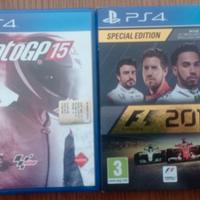 Lotto Giochi Corse: MotoGP 15 + F1 2017 –   PS 4