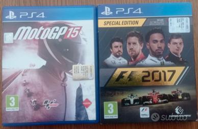 Lotto Giochi Corse: MotoGP 15 + F1 2017 –   PS 4
